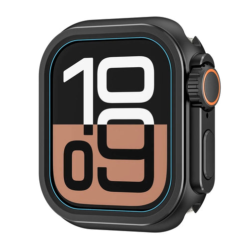 Watch Case for Apple Watch Series SE (2023) / SE (2022) / SE / 6 / 5 / 4 /  44mm Zinc Alloy + PC Protective Cover - Black - 1