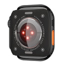 Watch Case for Apple Watch Series 9 / 8 / 7 45mm Zinc Alloy + PC Protective Cover - Black - 2
