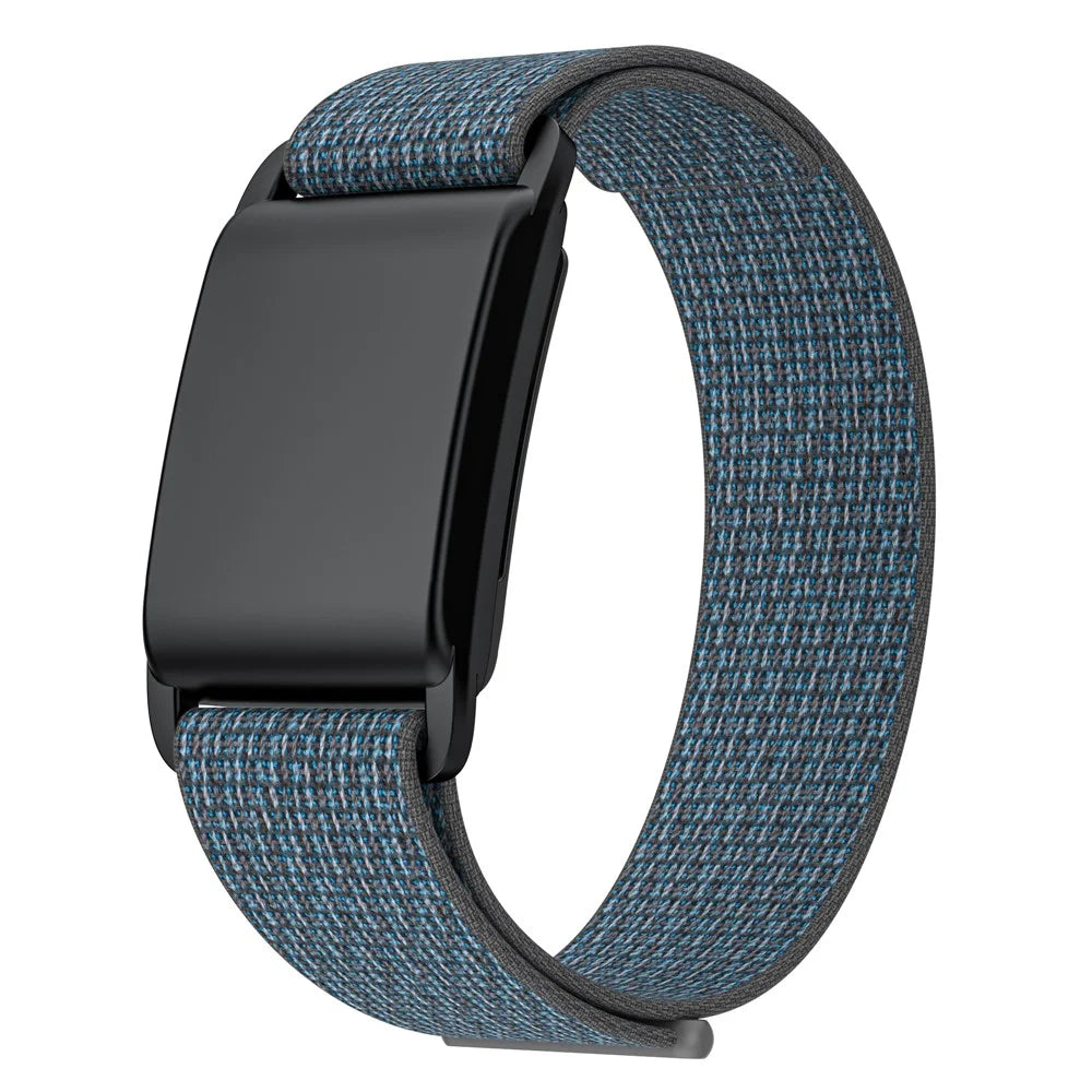 For WHOOP 4.0 Replacement Band Fitness Tracker Nylon Wristband Strap with PC Case - Grey / Black - 3