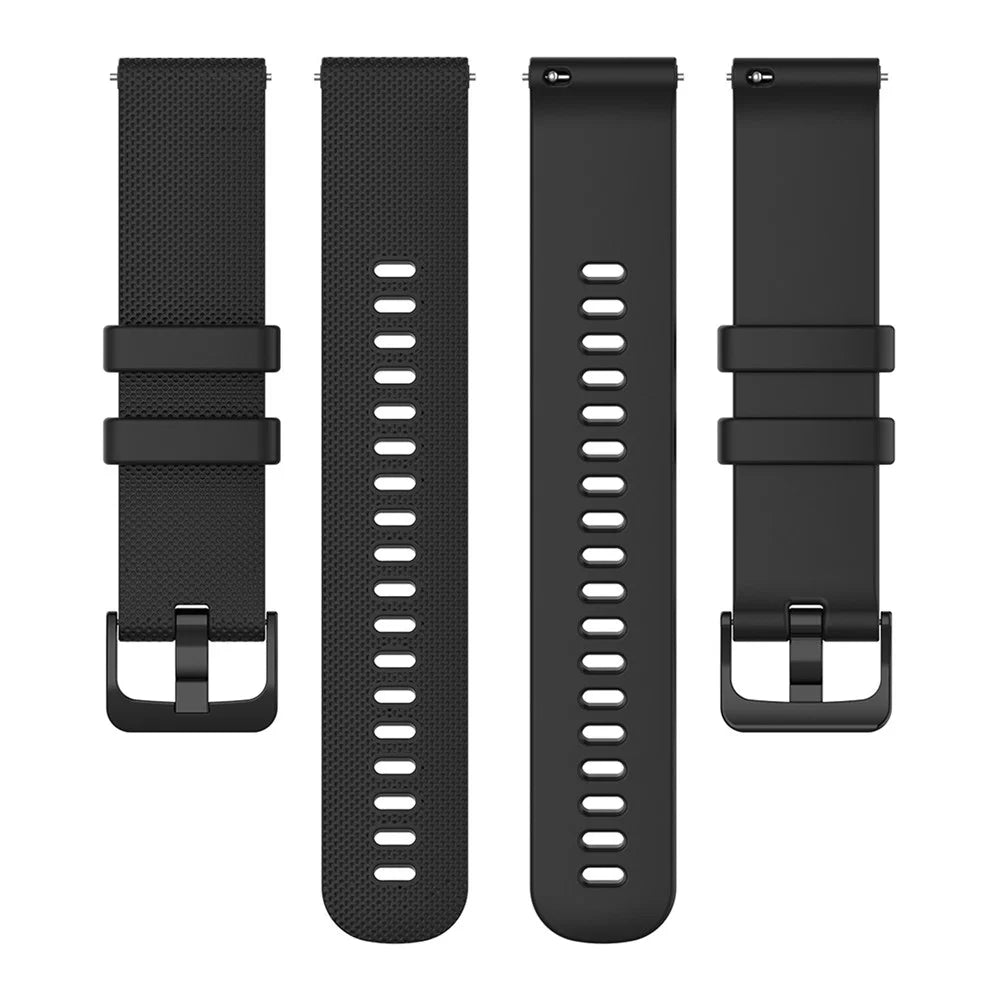 Bulk Purchasing 18mm Replacement Strap for Garmin Venu 3S / 2S / Vivomove 3S Smart Watch Band Grid Texture - Black - 2