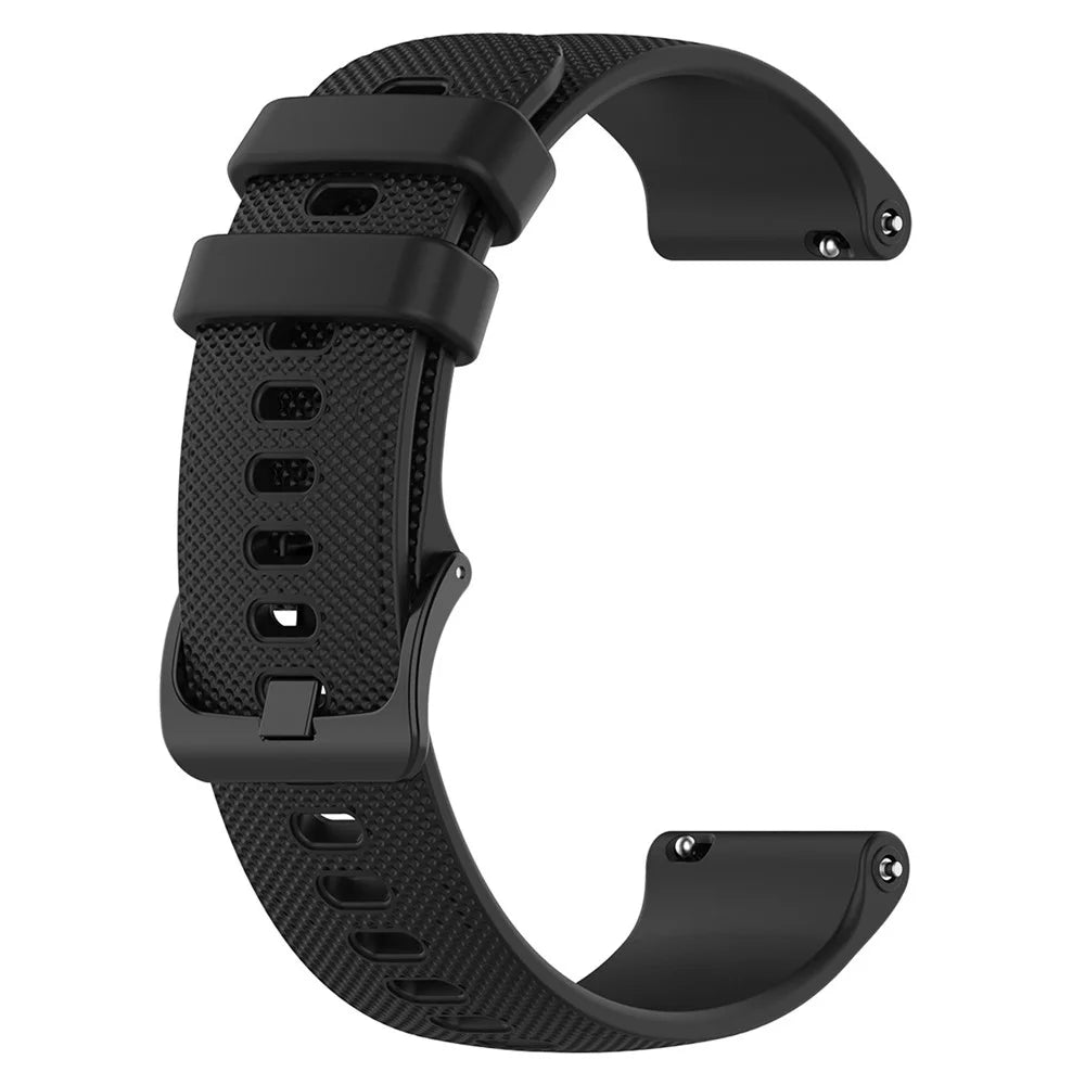 Bulk Purchasing 18mm Replacement Strap for Garmin Venu 3S / 2S / Vivomove 3S Smart Watch Band Grid Texture - Black - 3
