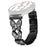 For Xiaomi Watch S2 46mm / S2 42mm Metal Band Butterfly Rhinestones Decor Watch Strap - Black - 1