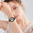 For Garmin Forerunner 255 Metal Band Butterfly Rhinestones Decor Watch Strap - Black - 4