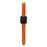 For Honor Watch 5 Leather Strap Magnetic Buckle Smart Watch Wristband - Orange - 2