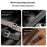 For Honor Watch 5 Genuine Cow Leather Watchband Replacement Adjustable Strap - Black - 3