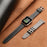 For Honor Watch 5 Genuine Cow Leather Watchband Replacement Adjustable Strap - Black - 5