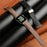 For Honor Watch 5 Leather Strap Folding Magnetic Buckle Pointed Tail Watch Band - Black - 4