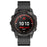 26mm Watch Band For Garmin Fenix 8 51mm  /  7X  /  6X  /  5X Quick Release Genuine Leather Watch Strap - Black  /  Black Buckle - 2