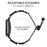 Watchband For Apple Watch Series 11 10 42mm / 9 8 7 41mm / SE3 SE2 SE 6 5 4 40mm / 3 2 1 38mm Heart Clover Zinc Alloy Metal Strap - Black - 4