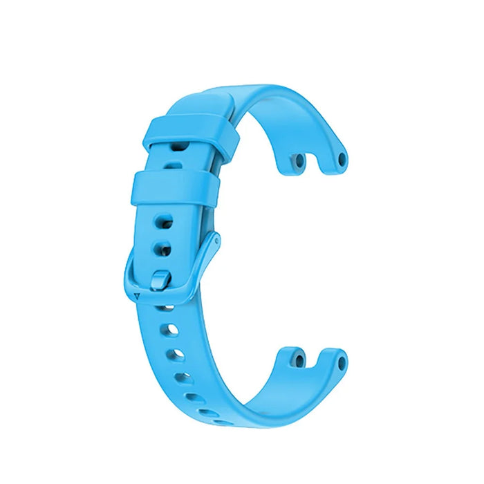 Solid Color Silicone Sport Watch Band Strap Replacement for Garmin Lily - Sky Blue - 1