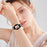 Watch Band with Connector for Samsung Galaxy Watch7 40mm 44mm Heart Clover Decor Zinc Alloy Strap - Black - 6