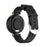 Solid Color Leather Watch Band Replacement Watchstrap for Garmin Lily Sport Watch - Black - 3