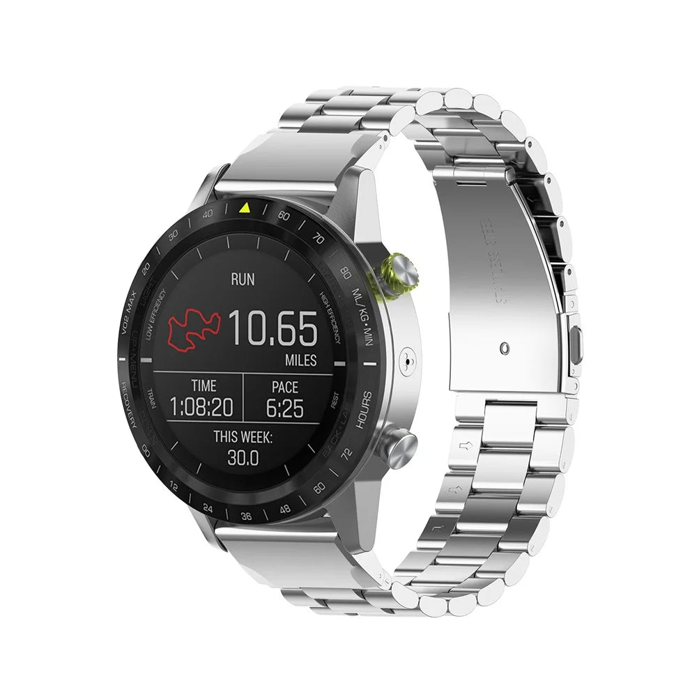 20mm Quick Release Three Beads Stainless Steel Wrist Watch Band for Garmin Fenix 6S - 2