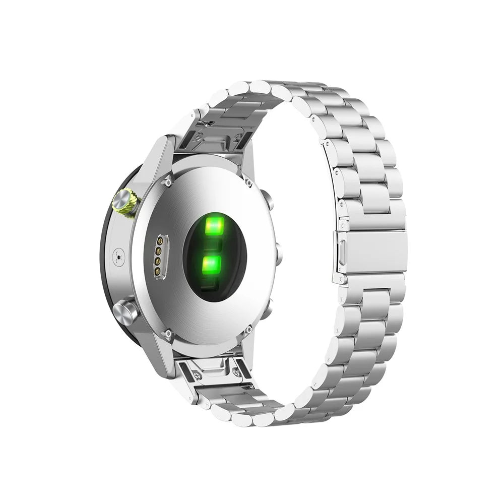 20mm Quick Release Three Beads Stainless Steel Wrist Watch Band for Garmin Fenix 6S - 3