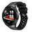 Dual Color Soft Silicone Watch Strap for Huawei Watch GT 2e - Black/Black - 2