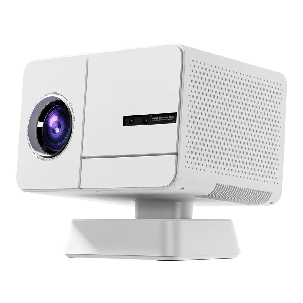 P50 Full HD 1080P Projector Auto Focus 400 ANSI Home Movie Theater - White - 1