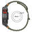 For Garmin Fenix 8 47mm / Fenix E 47mm 22mm Quick Release Wavy Texture Silicone Watch Strap with Silver Connector - Black - 5