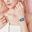 For Xiaomi Smart Band 10 Pro / 9 Pro / 8 Pro / Redmi Watch 6 / 5 / 4 Strap Rhinestones Decor Silver Stainless Steel 3-Bead Watch Band - 5