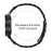 Replacement Strap for Garmin vivoactive 5 / GarminActive 5 M-Type Stainless Steel Watch Band - Black - 5