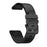 22MM PU Leather Surface+Silicone Smart Watch Band Strap for Garmin Watch - Black - 1
