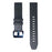 22MM PU Leather Surface+Silicone Smart Watch Band Strap for Garmin Watch - Black - 4