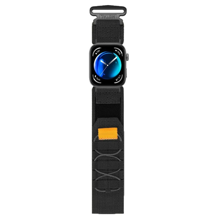 For Huawei Watch Fit 3 Adjustable Strap Nylon Magic Tape Watch Band - Black - 2