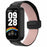 For Xiaomi Redmi Band 3  /  Smart Band 9 Active Replacement Watch Band Magnetic Folding Buckle Leather Strap with PC Case - Black - 1