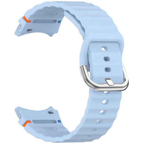 Silicone Band for Samsung Galaxy Watch7 / Watch FE / Watch6 / Watch5 / Watch4 Replacement Strap - Baby Blue - 1