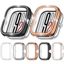 PC Watch Case for Xiaomi Redmi Watch 5 / Watch 5 Esim / Watch 4 Rhinestone Decor Protective Frame - Black - 7