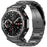 For Huami Amazfit T-Rex 3 Watch Band Replacement Metal Strap Adjustable Three-Bead - Black - 3
