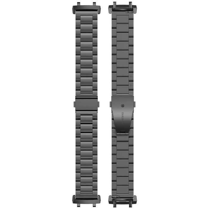 For Huami Amazfit T-Rex 3 Watch Band Replacement Metal Strap Adjustable Three-Bead - Black - 5