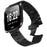 For Fitbit Versa / Versa Lite / Versa 2 Replacement Strap H Type Metal Watch Band - Black - 2