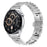 For Huawei Watch GT 3 Pro 46mm Replacement Strap H Type Butterfly Clasp Stainless Steel Watch Band Silver - 3