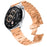 For Huawei Watch 3 / 3 Pro Replacement Strap H Type Metal Watch Band - Rose Gold - 2