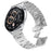 For Huawei Watch GT 42mm / 46mm Replacement Strap H Type Butterfly Clasp Stainless Steel Watch Band Silver - 2