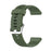 Solid Color Silicone Replacement Watch Strap for Garmin Forerunner 745 - Dark Green - 1