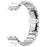 For Honor Band 9 Watch Band Stainless Steel Ceramic-Like Finish Wrist Strap - Silver - 3