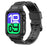 For Apple Watch Series 10 42mm TPU One-Piece Solid Color Watchband with Protective Case - Black - 2