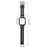 For Apple Watch Series 10 42mm TPU One-Piece Solid Color Watchband with Protective Case - Black - 7