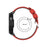 For Garmin Forerunner 220 Silicone Watch Band Replacement Wrist Strap with Round Holes - Red+Black - 7