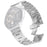 For Honor MagicWatch Replacement Strap H-Type Butterfly Clasp Stainless Steel Watch Band Silver - 1