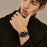 Stainless Steel Strap for Apple Watch Series 11 10 42mm / 9 8 7 41mm / SE3 SE2 SE 6 5 4 40mm / 3 2 1 38mm Crown Shape Watch Band - Black - 6