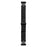 Stainless Steel Strap for Fitbit Versa 4 / Sense 2 Crown Shape Rhinestone Decor Watch Band - Black - 2