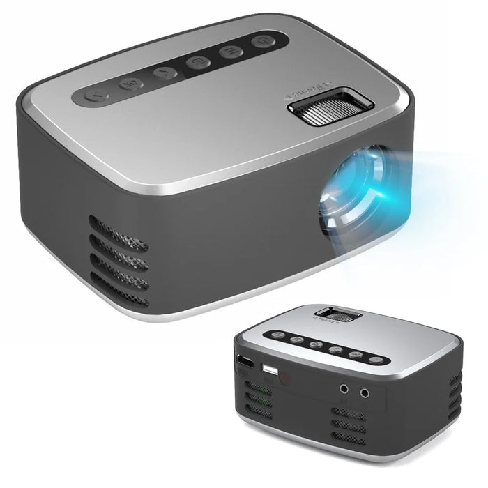 T20 Mini LED Projector 1080P Home Theater Media Player Video Beamer Support TF Card U-Disk - 1