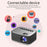 T20 Mini LED Projector 1080P Home Theater Media Player Video Beamer Support TF Card U-Disk - 5