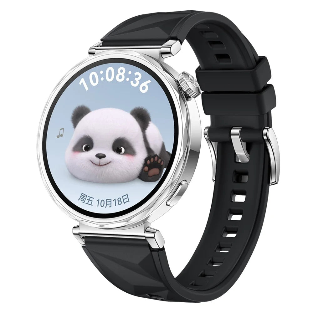 Watch Band for Huawei Watch GT 5 Pro 42mm / GT 5 41mm / GT 4 41mm Silicone Adjustable Strap - Black - 2