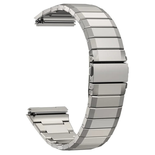 For Huawei Watch GT5 Pro 46mm Titanium Alloy Watch Band Bamboo Segment Wrist Strap - Titanium - 1