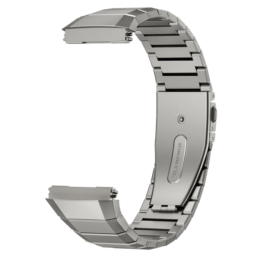 For Huawei Watch GT5 Pro 46mm Titanium Alloy Watch Band Bamboo Segment Wrist Strap - Titanium - 2