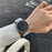 20mm Universal Watch Band Top Hat Puppy Pattern Magnetic Buckle Braided Nylon Wrist Strap - Misty Blue - 3