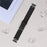 For Withings Steel Replacement Strap Stainless Steel Crown Shape Rhinestone Decor Watch Band - Black - 3